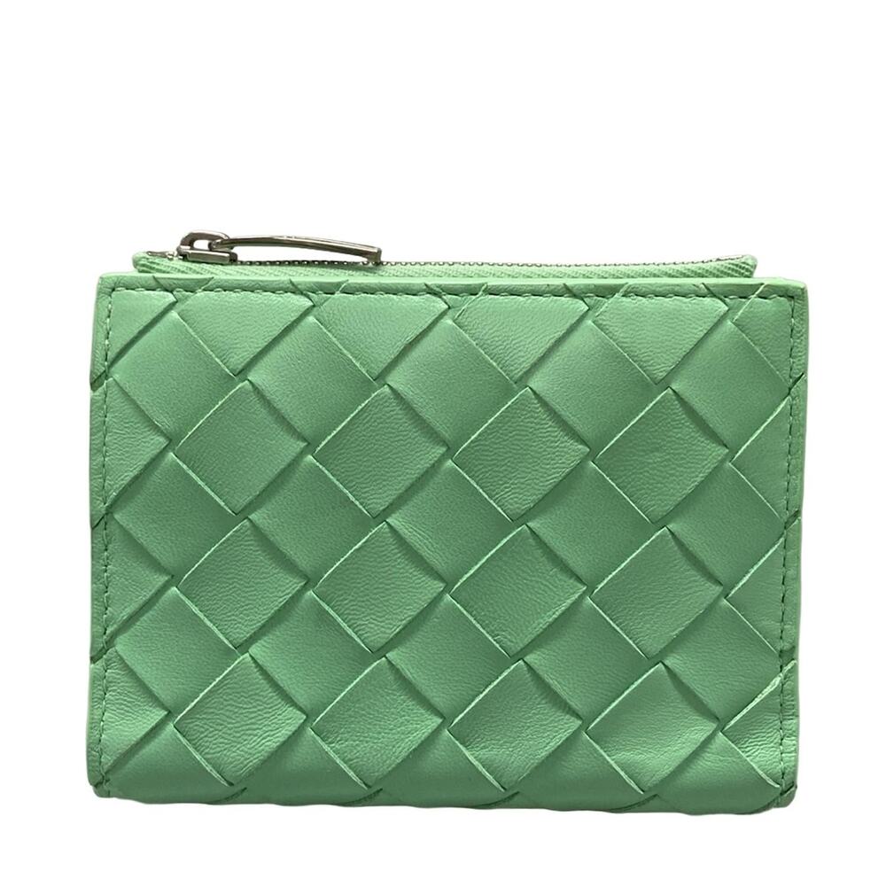 Bottega Veneta Maxi Intrecciato Bifold Wallet
